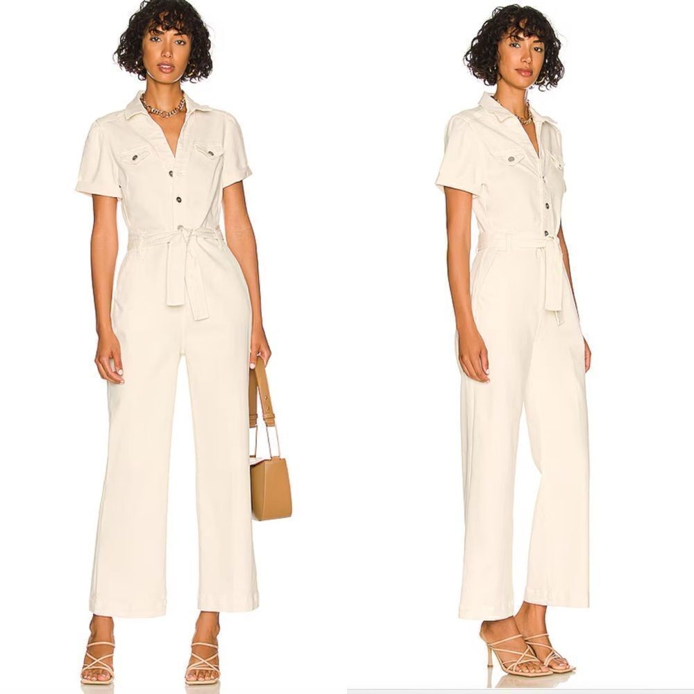 PAIGE Women's Anessa Puff Sleeve Jumpsuit